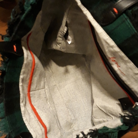 Ellen DeGeneres Green Tartan Oax Tote - Picture 14 of 14